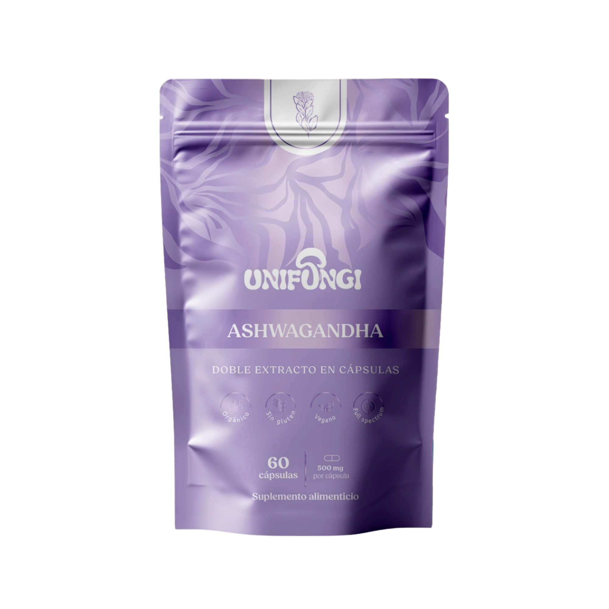 ASHWAGANDHA x60 CAPSULAS VEGANAS Y SIN GLUTEN